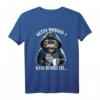 Guten Morgen ganz thin Eis... Katze Kaffee T-Shirt - Lustiges Spruchshirt für Morgenmuffel, Schichtarbeiter & Katzenliebhaber