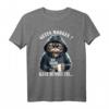 Guten Morgen ganz thin Eis... Katze Kaffee T-Shirt - Lustiges Spruchshirt für Morgenmuffel, Schichtarbeiter & Katzenliebhaber