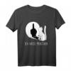 Ich Hasse Menschen Katzen T-Shirt - Lustiges Geschenk für Katzenmamas und Katzenpapas zu Geburtstag & Weihnachten