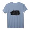 Purrrr Katzen und Chillen T-Shirt – Lustiges Entspannungs-Shirt für Katzenliebhaber und Tierfreunde