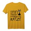 Lustiges Katzen Shirt 'Scheiss auf Den Prinzen Ich Nehme die Katze' – Originelles Geschenk für Katzenliebhaber, Freunde & Familie
