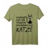 Lustiges Katzen Shirt 'Scheiss auf Den Prinzen Ich Nehme die Katze' – Originelles Geschenk für Katzenliebhaber, Freunde & Familie