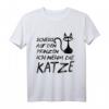 Lustiges Katzen Shirt 'Scheiss auf Den Prinzen Ich Nehme die Katze' – Originelles Geschenk für Katzenliebhaber, Freunde & Familie