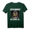 Guten Morgen Katze Kaffee T-Shirt - Lustiges Ironisches Design für Morgenmuffel und Kaffeeliebhaber
