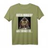 Guten Morgen Katze Kaffee T-Shirt - Lustiges Ironisches Design für Morgenmuffel und Kaffeeliebhaber