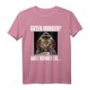Guten Morgen Katze Kaffee T-Shirt - Lustiges Ironisches Design für Morgenmuffel und Kaffeeliebhaber