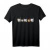 Lustiges Katzen Team T-Shirt – Geschenk für Katzenfreunde, Katzenmama, Katzenpapa, Kinder und Erwachsene zum Geburtstag oder Weihnachten