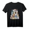 Happy Katzen Team T-Shirt mit Katzenmotiv – Lustiges Cartoon Design, Geschenkidee für Katzenliebhaber, Kinder, Damen & Herren zu Geburtstag & Weihnachten
