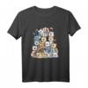 Happy Katzen Team T-Shirt mit Katzenmotiv – Lustiges Cartoon Design, Geschenkidee für Katzenliebhaber, Kinder, Damen & Herren zu Geburtstag & Weihnachten