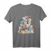 Happy Katzen Team T-Shirt mit Katzenmotiv – Lustiges Cartoon Design, Geschenkidee für Katzenliebhaber, Kinder, Damen & Herren zu Geburtstag & Weihnachten