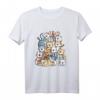 Happy Katzen Team T-Shirt mit Katzenmotiv – Lustiges Cartoon Design, Geschenkidee für Katzenliebhaber, Kinder, Damen & Herren zu Geburtstag & Weihnachten