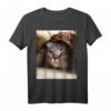 Traurige Katze Meme T-Shirt - Lustiges und Niedliches Katzen Design für Katzenliebhaber & Meme-Fans