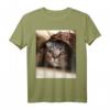 Traurige Katze Meme T-Shirt - Lustiges und Niedliches Katzen Design für Katzenliebhaber & Meme-Fans