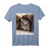 Traurige Katze Meme T-Shirt - Lustiges und Niedliches Katzen Design für Katzenliebhaber & Meme-Fans