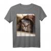 Traurige Katze Meme T-Shirt - Lustiges und Niedliches Katzen Design für Katzenliebhaber & Meme-Fans