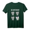 Be Different Shirt - Lustiges Katzenhemd mit handgezeichnetem Motiv, ideales Geburtstagsgeschenk für Katzenliebhaber und Freunde