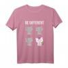Be Different Shirt - Lustiges Katzenhemd mit handgezeichnetem Motiv, ideales Geburtstagsgeschenk für Katzenliebhaber und Freunde