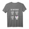 Be Different Shirt - Lustiges Katzenhemd mit handgezeichnetem Motiv, ideales Geburtstagsgeschenk für Katzenliebhaber und Freunde