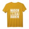Naschbrettbauch | Witziges Naschkatzen T-Shirt für Süßigkeitenliebhaber – Perfektes Geschenk für Naschfans