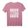 Naschbrettbauch | Witziges Naschkatzen T-Shirt für Süßigkeitenliebhaber – Perfektes Geschenk für Naschfans