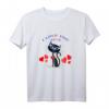 Ich liebe dich Katzen T-Shirt für Frauen und Kinder - Klassisch geschnitten mit doppelt genähtem Saum