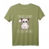 I'm Not Grumpy Its Just My Face - Lustiges Katzen Liebhaber T-Shirt als Geschenk für Katzenfans zum Geburtstag & Weihnachten