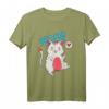 Kawaii Kpop Koreanische Katze T-Shirt - Süßes Geschenk für Katzen- und Kpop-Fans