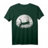 Katzenliebhaber Geschenk - Lustiges CAT MOOM Katzen Mond Silhouette T-Shirt für Geburtstage & Weihnachten