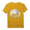 Katzenliebhaber Geschenk - Lustiges CAT MOOM Katzen Mond Silhouette T-Shirt für Geburtstage & Weihnachten