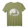 Katzenliebhaber Geschenk - Lustiges CAT MOOM Katzen Mond Silhouette T-Shirt für Geburtstage & Weihnachten