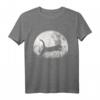 Katzenliebhaber Geschenk - Lustiges CAT MOOM Katzen Mond Silhouette T-Shirt für Geburtstage & Weihnachten
