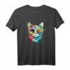 Pop Art Katze Katzen T-Shirt – Süßes Katzenmotiv für Katzenliebhaber, Tierfreunde und als Geschenk zum Geburtstag, Muttertag, Vatertag & Weihnachten