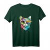 Pop Art Katze Katzen T-Shirt – Süßes Katzenmotiv für Katzenliebhaber, Tierfreunde und als Geschenk zum Geburtstag, Muttertag, Vatertag & Weihnachten