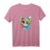 Pop Art Katze Katzen T-Shirt – Süßes Katzenmotiv für Katzenliebhaber, Tierfreunde und als Geschenk zum Geburtstag, Muttertag, Vatertag & Weihnachten
