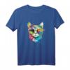 Pop Art Katze Katzen T-Shirt – Süßes Katzenmotiv für Katzenliebhaber, Tierfreunde und als Geschenk zum Geburtstag, Muttertag, Vatertag & Weihnachten