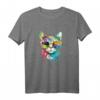 Pop Art Katze Katzen T-Shirt – Süßes Katzenmotiv für Katzenliebhaber, Tierfreunde und als Geschenk zum Geburtstag, Muttertag, Vatertag & Weihnachten