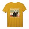 Lustiges Katzenshirt mit schwarzem Humor - Maske auf Kontakte halbieren | Für Zyniker, Goths, Metaller & Halloween