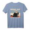 Lustiges Katzenshirt mit schwarzem Humor - Maske auf Kontakte halbieren | Für Zyniker, Goths, Metaller & Halloween