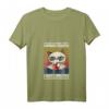 Damen That's What I Do I Drink Coffee I Hate People Kaffee Katze T-Shirt mit V-Ausschnitt – Lustiges Frauen T-Shirt für Kaffeeliebhaberinnen und Katzenfans