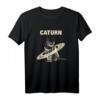 CATURN Katze T-Shirt - Space Tiger mit Galaxie-Design, ideales Geschenk für Katzen- und Sci-Fi-Fans zu Weihnachten & Geburtstag