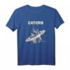 CATURN Katze T-Shirt - Space Tiger mit Galaxie-Design, ideales Geschenk für Katzen- und Sci-Fi-Fans zu Weihnachten & Geburtstag
