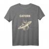 CATURN Katze T-Shirt - Space Tiger mit Galaxie-Design, ideales Geschenk für Katzen- und Sci-Fi-Fans zu Weihnachten & Geburtstag