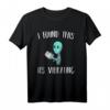 Vibrantes Alien mit Katze T-Shirt – Lustiges Geschenk für Katzen- und Alien-Liebhaber zu Geburtstag oder Weihnachten