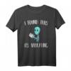 Vibrantes Alien mit Katze T-Shirt – Lustiges Geschenk für Katzen- und Alien-Liebhaber zu Geburtstag oder Weihnachten