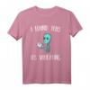 Vibrantes Alien mit Katze T-Shirt – Lustiges Geschenk für Katzen- und Alien-Liebhaber zu Geburtstag oder Weihnachten
