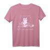 Witziges Katzen- und Kaffee-T-Shirt für Kaffeeliebhaber, Buchfans und Tierfreunde – Perfektes Geschenk für Morgengruß- und Humorliebhaber