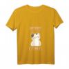 Damen HapFrog T-Shirt mit V-Ausschnitt - Weihnachtliches Katzen Design 'Merry Catmas' für Katzenliebhaberinnen