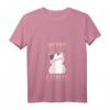Damen HapFrog T-Shirt mit V-Ausschnitt - Weihnachtliches Katzen Design 'Merry Catmas' für Katzenliebhaberinnen