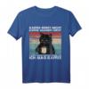 Kaffee Redet Nicht Lustiges Spruch T-Shirt mit Katze – Perfektes Geschenk für Kaffeeliebhaber, Berufstätige und Morgenmuffel