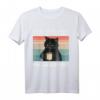 Kaffee Redet Nicht Lustiges Spruch T-Shirt mit Katze – Perfektes Geschenk für Kaffeeliebhaber, Berufstätige und Morgenmuffel